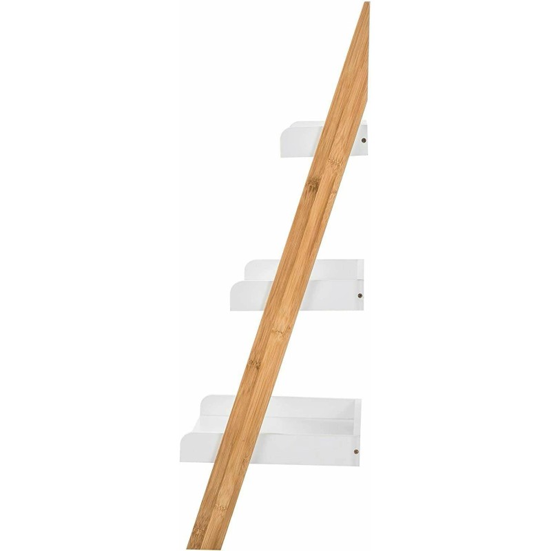 House of Living Art Ladder Shelf 3-Tier Bamboo and MDF