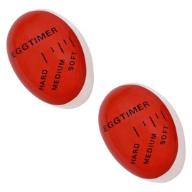 2PCS Color Changing Egg Timers for Boiling ，Heat Sensitive Soft, Medium, Hard Boil Indicators，Heat Sensitive Indicators for Perfectly Boiled Eggs