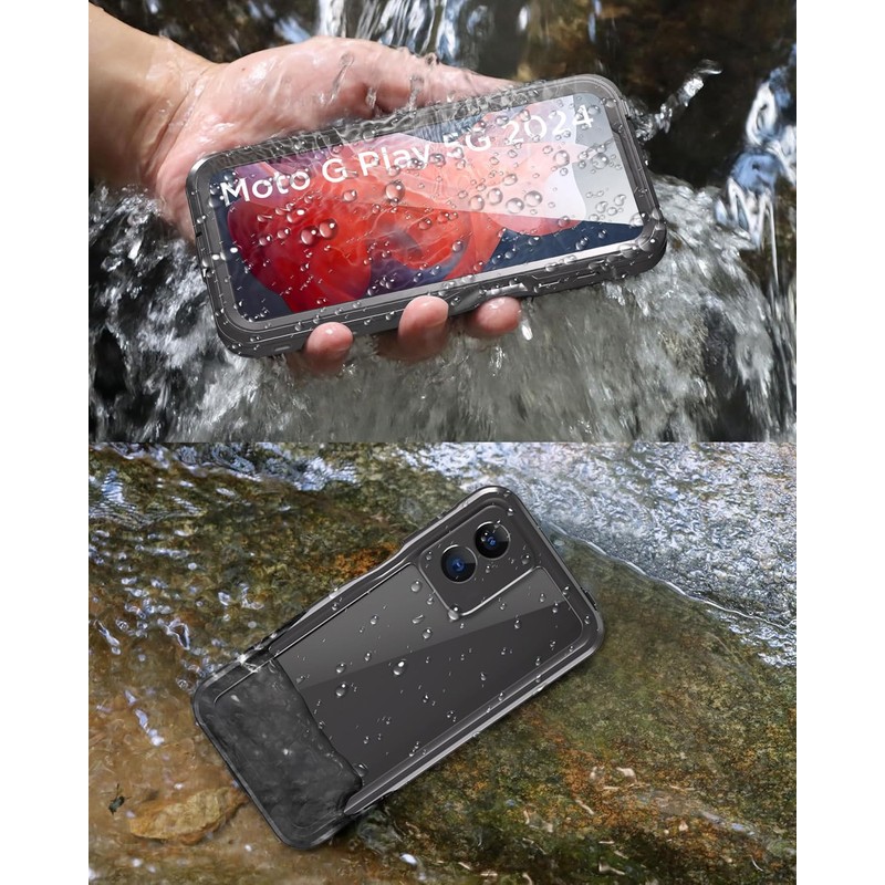 Miimall for Moto G Play 4G 2024 Case Waterproof, IP68