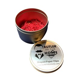 Butler in the Home Dog Dachshund Shaped Paper Clips Great for Paper Clip Collectors or Dog and Pet Lovers (Style #2) (Pink 100 Count)