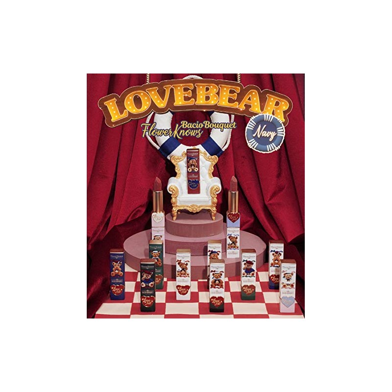 Flower Knows LoveBear Lipstick, Scent: Cherry Bear, 1 Count