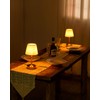 UMEXUS 9.8'' Small Cordless Table Lamp, 5200mAh Battery Operated Touch