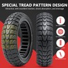 PaoWin 2 PCS 9.5x2.5-6.1 Solid Scooter Tires, 9.5x2.50 Off-Road Tire,