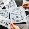 10 PCS Farmhouse Christian Stencils for DIY Wood Crafts Signs