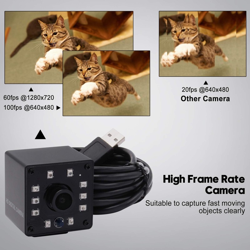 Svpro 1080P Night Vision USB Camera CMOS OV2710 IR LED
