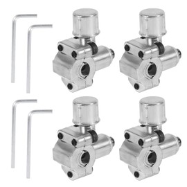 4 Pcs Bullet Piercing Valves with Wrenchs, Bullet Piercing Valve Line Tap Valve Kits Refrigerator Tap Valve Piercing Valve Kits Suitable for BPV31D