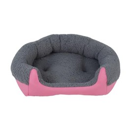 Cama para Perro con Forro acolchonado (Small, Rosa)                                                                                                   
