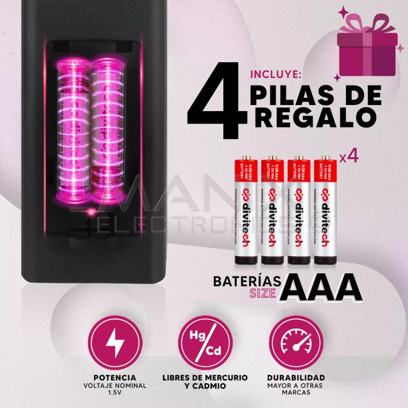 Ghia Control Remoto Compatible Con Ghia Pantalla Cr-g43 Smart Tv