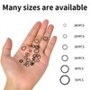 970 Pieces Jump Rings Kit,Clasps for Jewelry Making,Jump Rings for