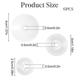 ApexPine 6 Pcs 3 Sizes Sewing Machine Spool Caps Set