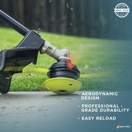 Aero-Flex® No More Line! Combo Replacement Flexible Line Blades 32 PRO Pack Heavy Duty Line Blades - Replace Your Trimmer line! No More spools, No More rewinding Made in USA!
