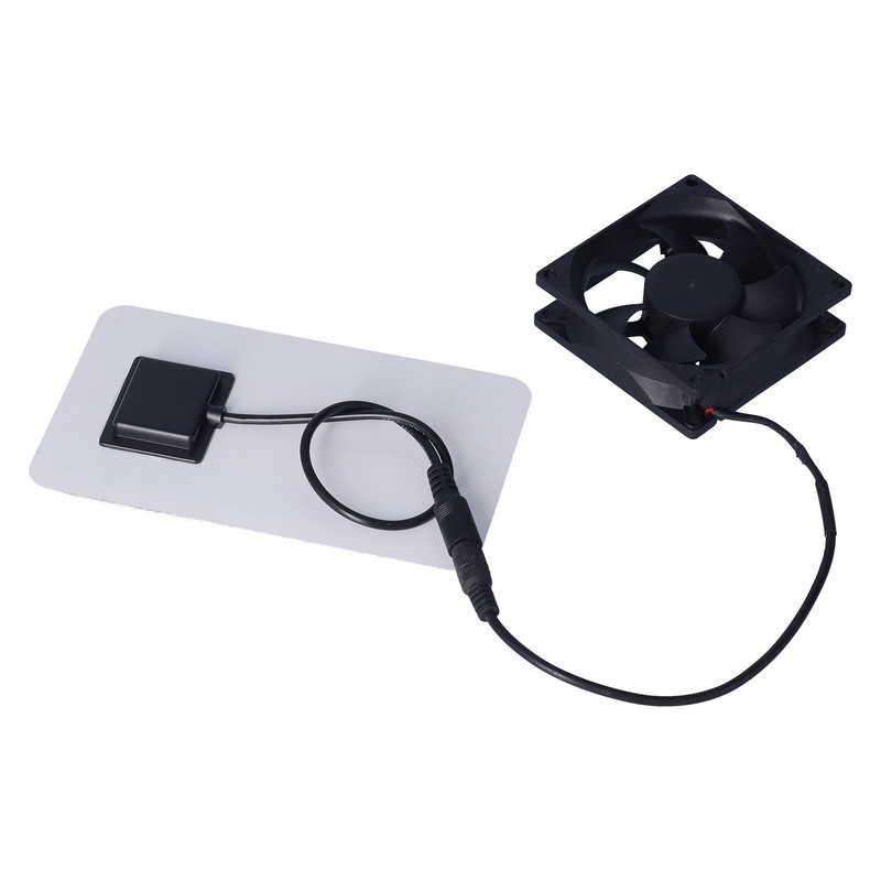 2.5W Solar Panel Fan Solar Pet Exhaust Air Flowing Fan