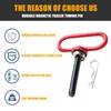 Magnetic Hitch Pin,1/2" Lawn Mower Trailer Handle Hitch Lock Pins