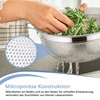 Joyfair Stainless Steel Small Pasta Strainer Kitchen Strainer with Handles,