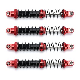 Podazz 4 Piece Shock Absorber Kit 1/10 RC Crawler Car Two Stage Shock Absorber for SCX10 AXI231017 TRX-4 D90 (110mm)