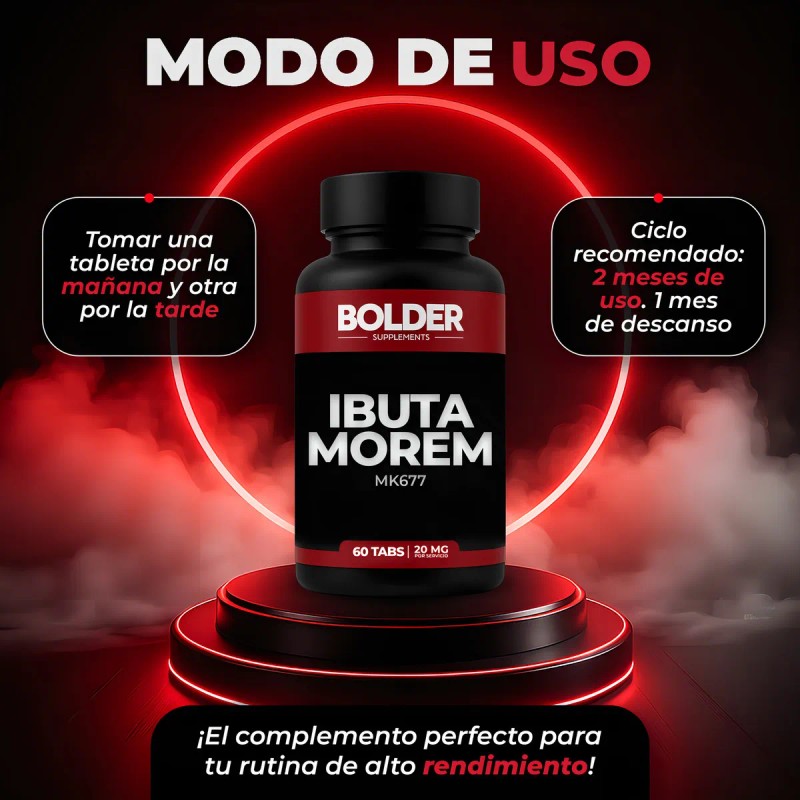 Ibutamorem Mk677 Definición Masa Tabs Serv 20mg Bolder Sabor
