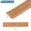 HARFINGTON 3D Wall Edging Self-Adhesive 90"x1.57" Flexible Peel and Stick