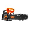 WEN 20V Max 14-Inch Cordless Brushless Chainsaw with Two 4Ah