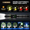 Rechargeable Flashlights High Lumens 5000 Long Distance, Super Bright LED