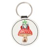 Mr. & Mrs. Panda Charm Ladybird Pair Toadstool, Premium faux