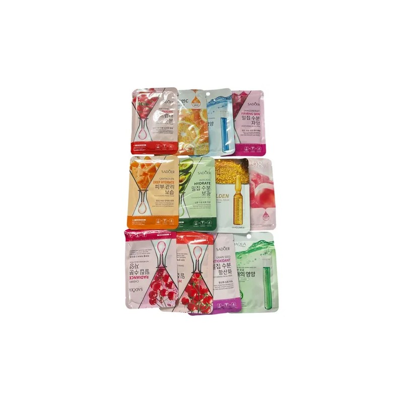 Mascarillas Coreanas Lote 30 Korean Sheet Mask Variety Pack, 30