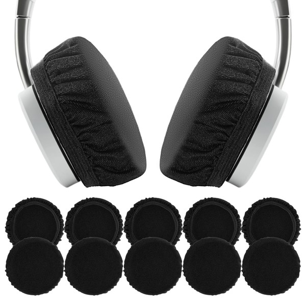 5 Pairs of Headphones Ear Pads, Washable Headphone Covers, Stretchy