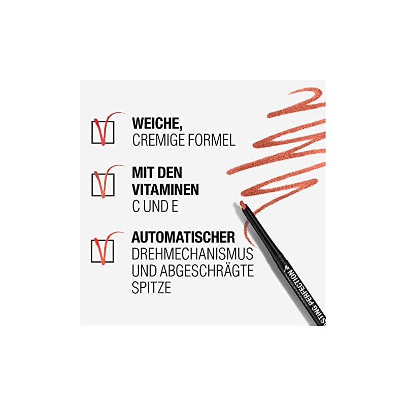 Manhattan Lasting Perfection Lip Liner Colour 18 Rose Addiction Long