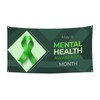 Mental Health Awareness Month Banner Party Background Decorations 35x70 Inch