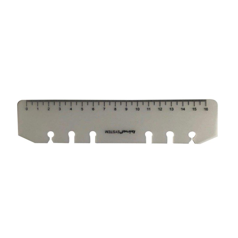 bind 103-1 Ruler 15 cm, Centimetre for Filing into A6