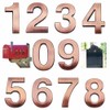 3D Self Adhesive Mailbox Numbers 0-9 Number Stickers No Drilling