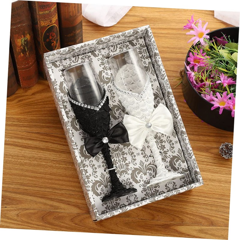 Abaodam 2pcs Flutes Set Versatile Elegance Wine ES Rose Wine