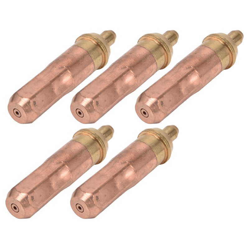 5Pcs Acetylene Cutting Tip Welding Torch Nozzle Accessory Tool Set