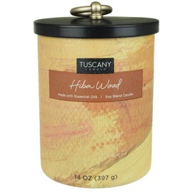 Tuscany Candle Home Décor Scented Candle, Hiba Wood, 14 oz