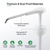 Pump Dispenser Compatible with Lotus Energy, Stainless Steel Extended 2pcs