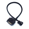 YiKaiEn SATA to 3 Pin / 4 Pin Fan Adapter,