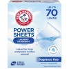 ARM & HAMMER Power Sheets Laundry Detergent, Fragrance Free 35