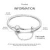 Pulsera De Plata 925 De Serpiente, Cadena Segura El Mundo