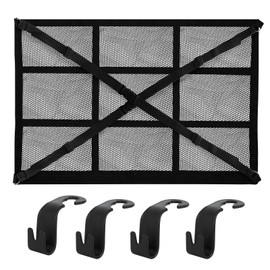 Luggage Net Motorhome, Luggage Net Car Made of Polyester with 4 Hooks, Mesh Pocket Car for SUVs, Jeeps and Vans on the Car Roof and in the Boot of the Vehicle