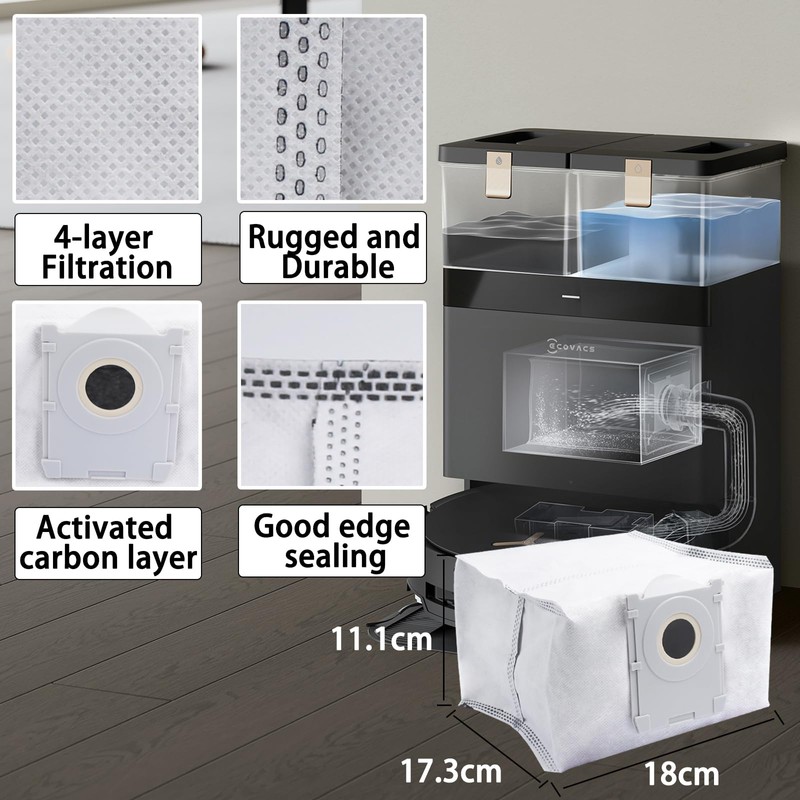 Geoviizon Accessory Set for Ecovacs Deebot X8 Omni/X8 Pro Omni,