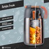 Dimono® Thermobehälter Warmhaltebehälter; Lunch-Box To-Go Lebensmittelbehälter Essensbehälter Speisegefäß aus Edelstahl