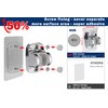 NearMoon Self Adhesive Shower Head Holder-Adjustable Handheld Shower Holder NO