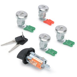 Ford Ignition Switch Lock Cylinder with Key - Fit for Econoline E150, E250, E350 Vans (1997-2020) - Replace LC6177, 703369, 597638