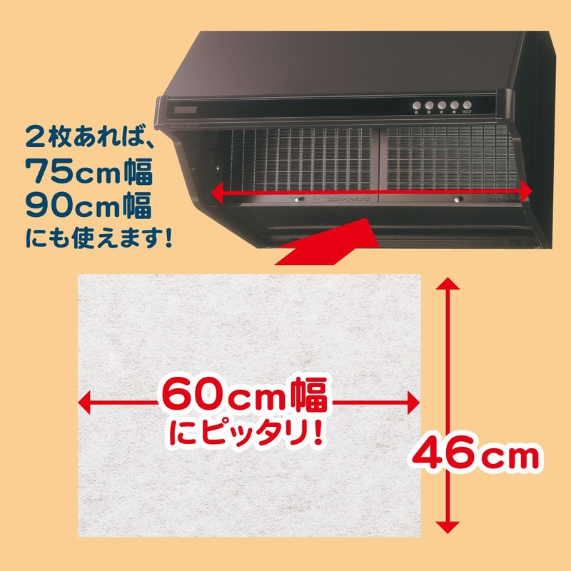 Toyo Aluminum S2782 Ventilation Fan, Range Hood Filter, Mount with
