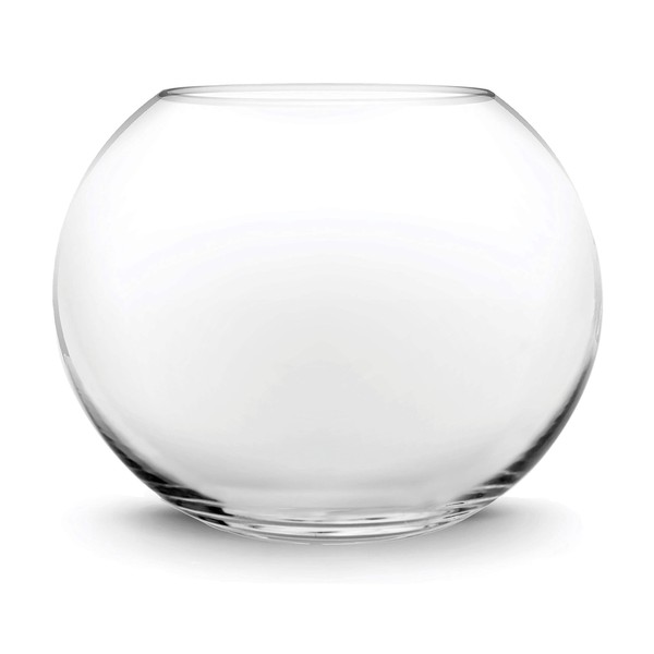 CYS EXCEL Glass Bubble Bowl (H-7.5" W-10", Approx. 2 Gal.) Multiple Size Choices Fish Bowl Vase Glass Round Bowl Terrarium Globe Flower Vase Centerpiece