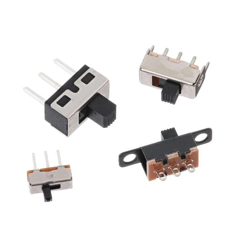 110PCS SPDT Mini Slide Switch Kit Micro Switch 9Values readboard