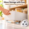 360° Rotating Adhesive Caster Wheels for Kitchen Storage – 6-Piece