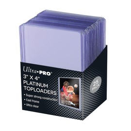 Ultra PRO Ultra Clear Platinum Toploader, 3 x 4-Inch (Pack of 25)