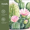 Cactus Succulent Wall Art Sage Green Bathroom Wall Decor, Tropical