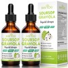 2 Pack Soursop Graviola Liquid Drops - 2000mg Pure Soursop
