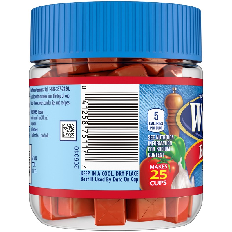 Wyler's Instant Bouillon Beef Flavored Cubes (3.25 oz Jar)